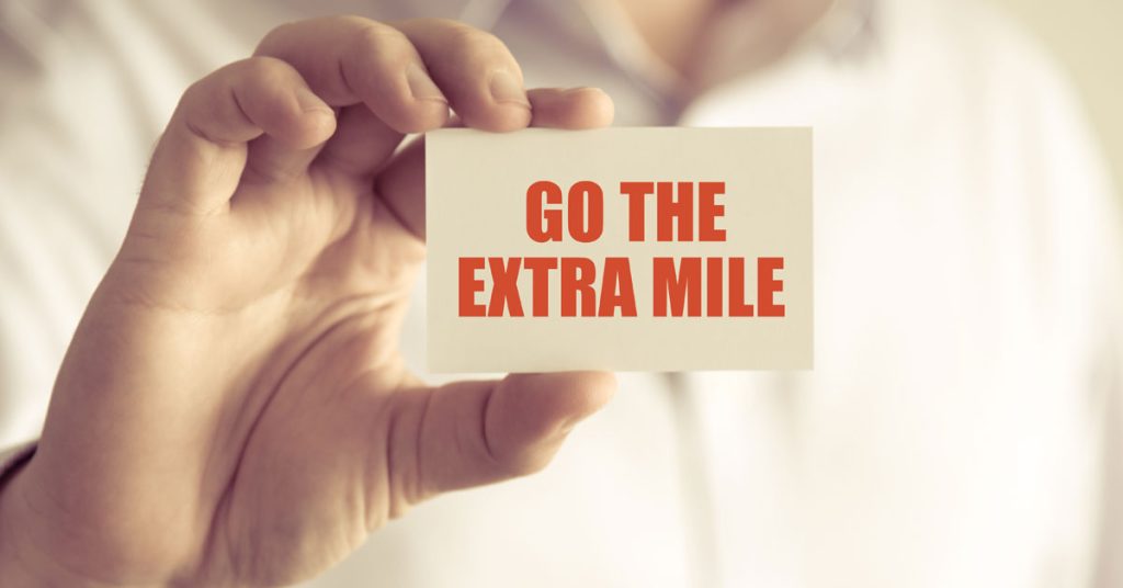 Going the Extra Mile