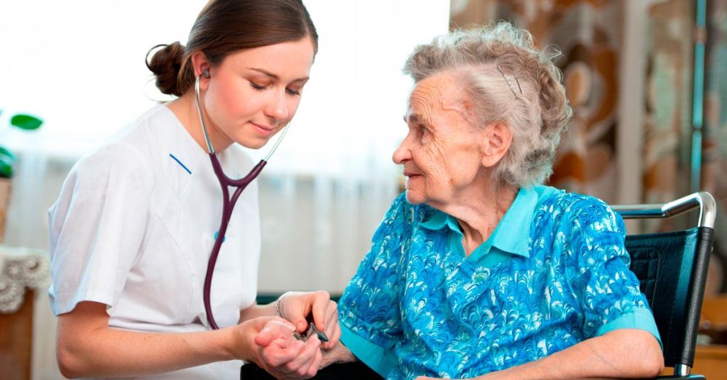 Observing patients by home health care software